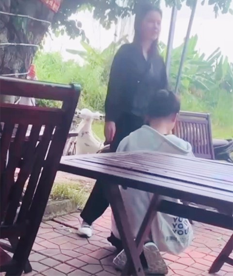 Hiện trường vụ việc. Ảnh cắt từ video Hiện trường vụ việc. Ảnh cắt từ video