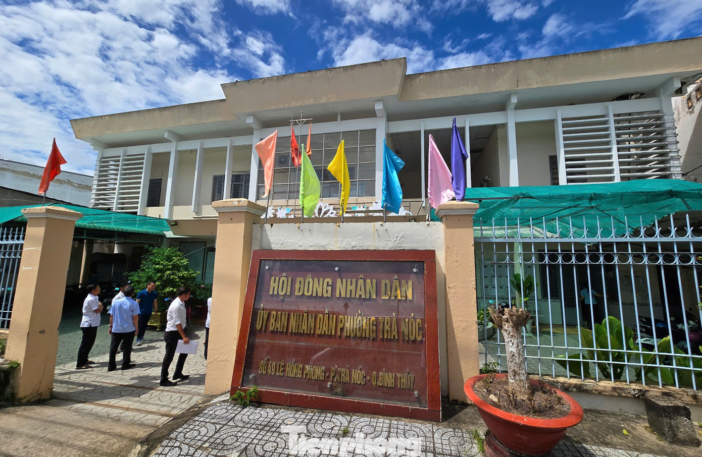 Trụ sở phường Trà Nóc, quận Bình Thủy, nơi dự kiến bố trí trụ sở Công an phường Thới An Đông sau sáp nhập.