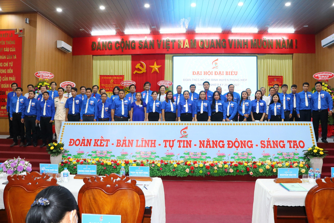 Đại hội Đoàn TNCS Hồ Chí Minh huyện Phụng Hiệp, tỉnh Hậu Giang.
