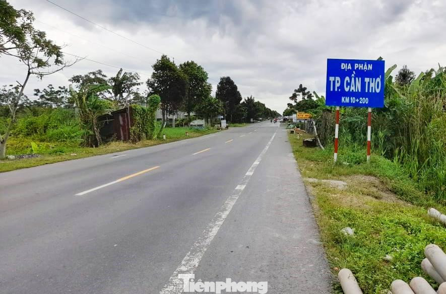 Dự án có điểm cuối kết nối với Quốc lộ 61C (nối Cần Thơ - Hậu Giang). Ảnh: CK Dự án có điểm cuối kết nối với Quốc lộ 61C (nối Cần Thơ - Hậu Giang). Ảnh: CK