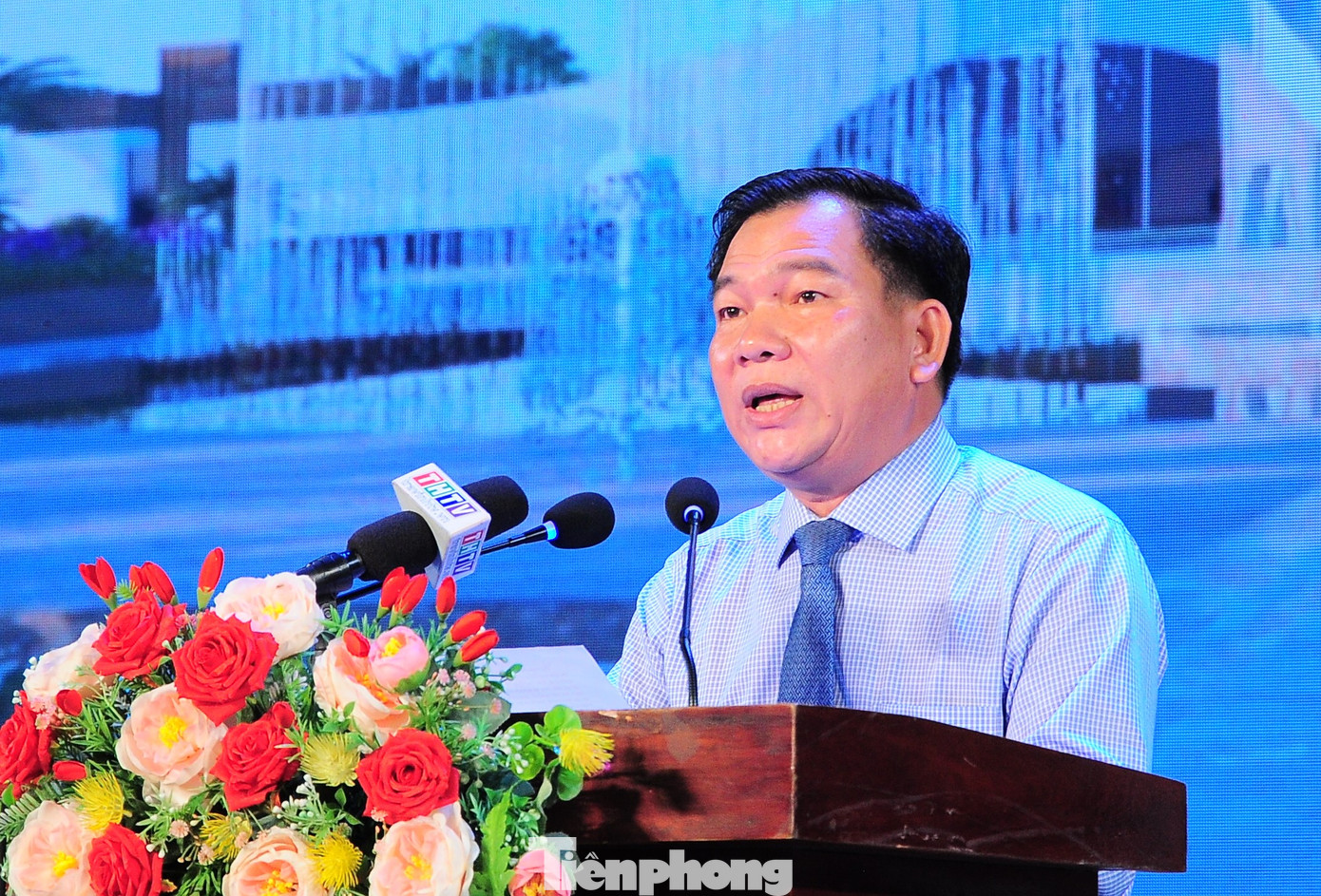 Ông Dương Hoàng Sum - Giám đốc Sở Văn hóa - Thể thao và Du lịch Trà Vinh phát biểu tại chương trình. Ảnh: CK. Ông Dương Hoàng Sum - Giám đốc Sở Văn hóa - Thể thao và Du lịch Trà Vinh phát biểu tại chương trình. Ảnh: CK.