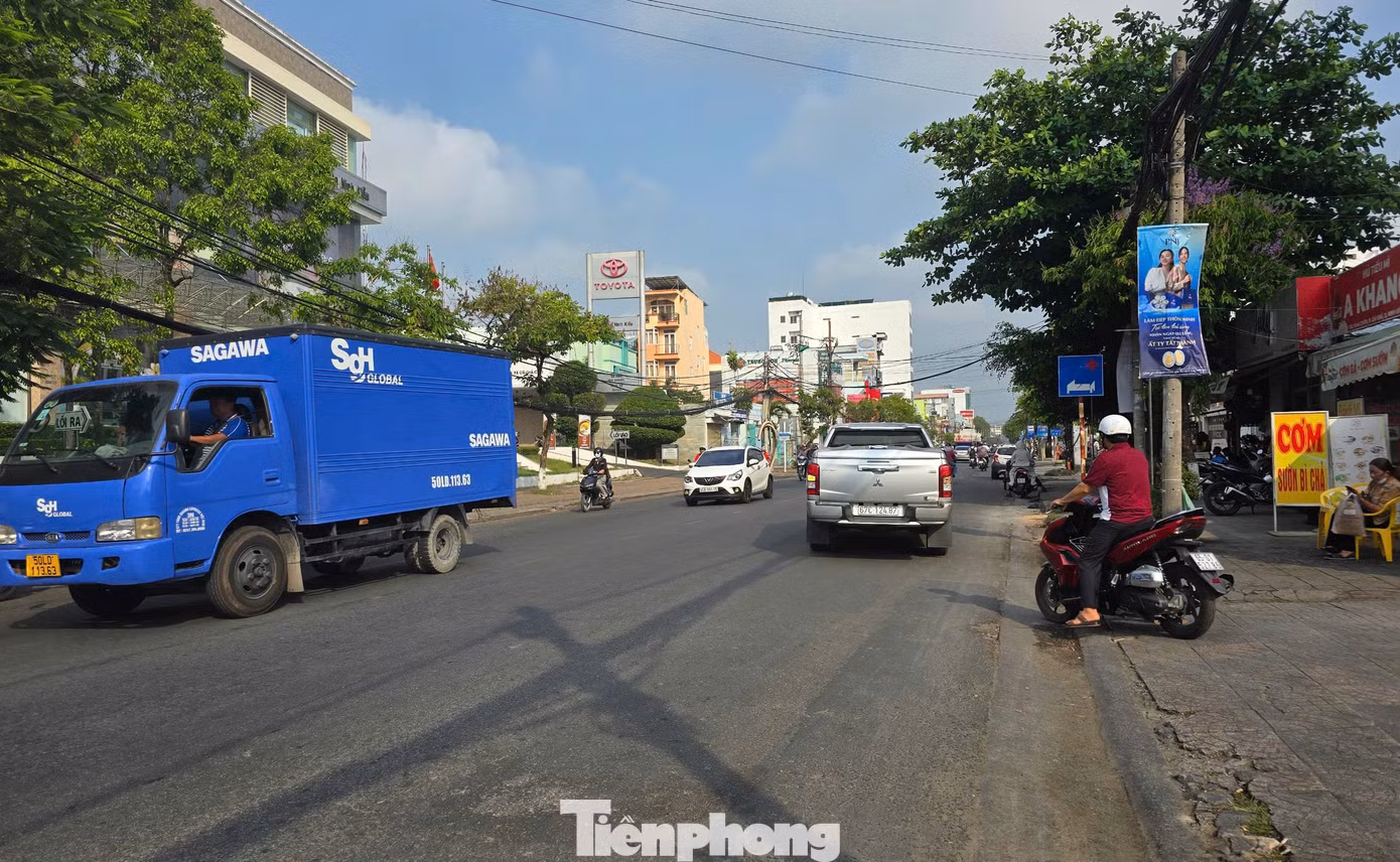 Quốc lộ 91 đoạn qua quận Ninh Kiều chuẩn bị được mở rộng Ảnh: CK