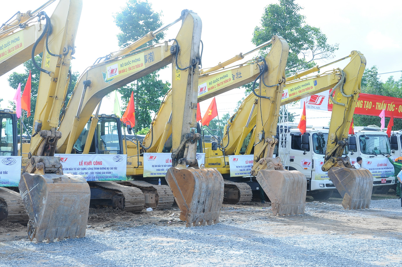 Dự án cao tốc Châu Đốc - Cần Thơ - Sóc Trăng là dự án cao tốc dài nhất miền Tây hiện nay. Ảnh: CK.