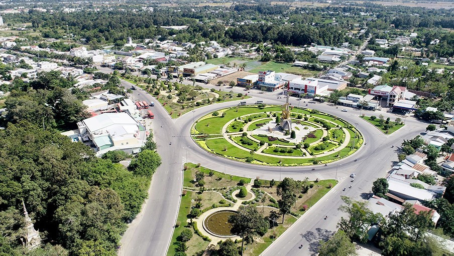 Một góc thành phố Trà Vinh. Ảnh: Đức Thành