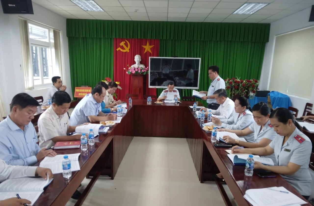 Thanh tra tỉnh Vĩnh Long công bố kết luận thanh tra.