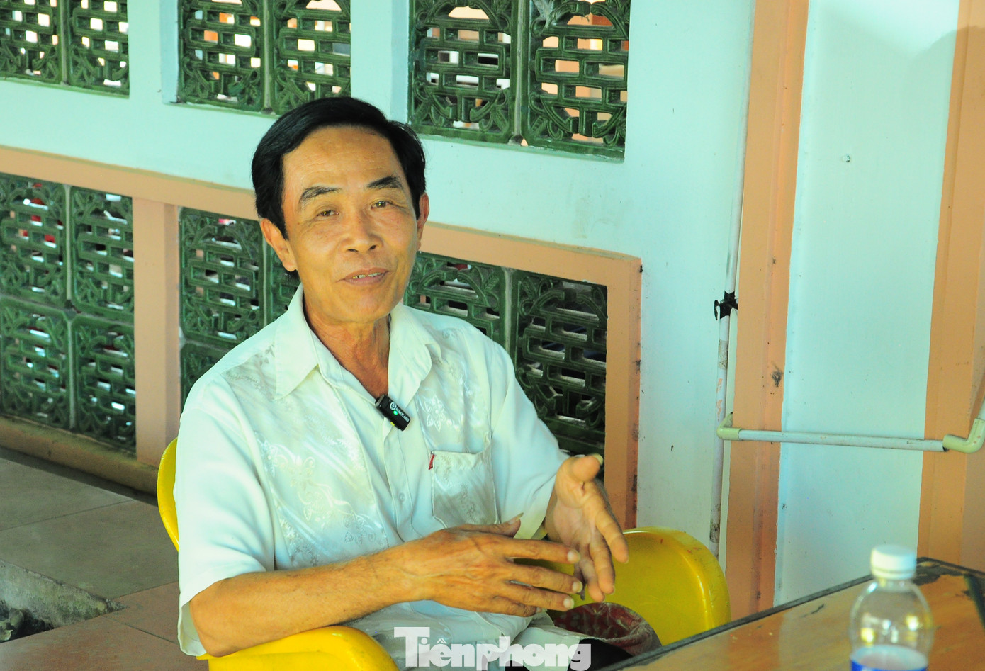 Ông Ngô Minh Giàu chia sẻ với PV Tiền Phong. Ảnh: CK