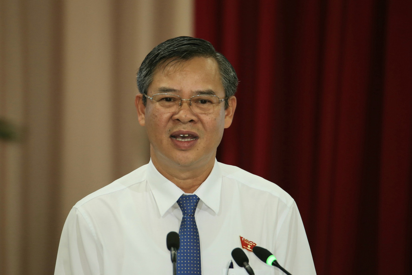 Ông Trương Cảnh Tuyên - Phó Chủ tịch Thường trực UBND tỉnh Hậu Giang, thông tin về dự án. (Ảnh: PK)