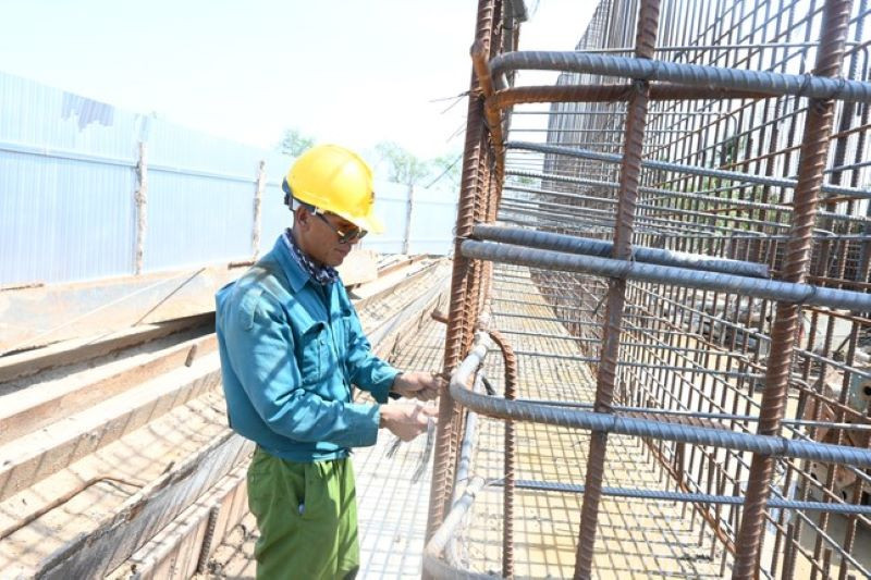 Thi công dự án cầu Rạch Miễu 2 phía bờ Bến Tre.