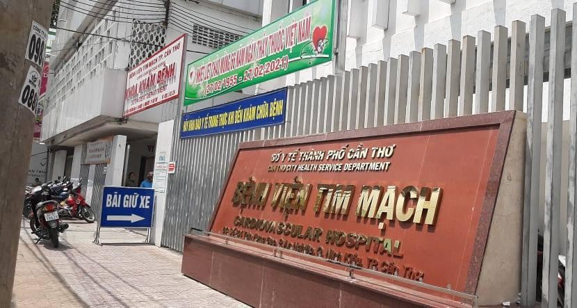 Bệnh viện Tim mạch TP Cần Thơ. Ảnh: N.H Bệnh viện Tim mạch TP Cần Thơ. Ảnh: N.H