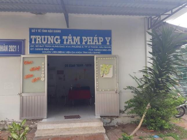 Trung tâm Pháp y Hậu Giang. Trung tâm Pháp y Hậu Giang.