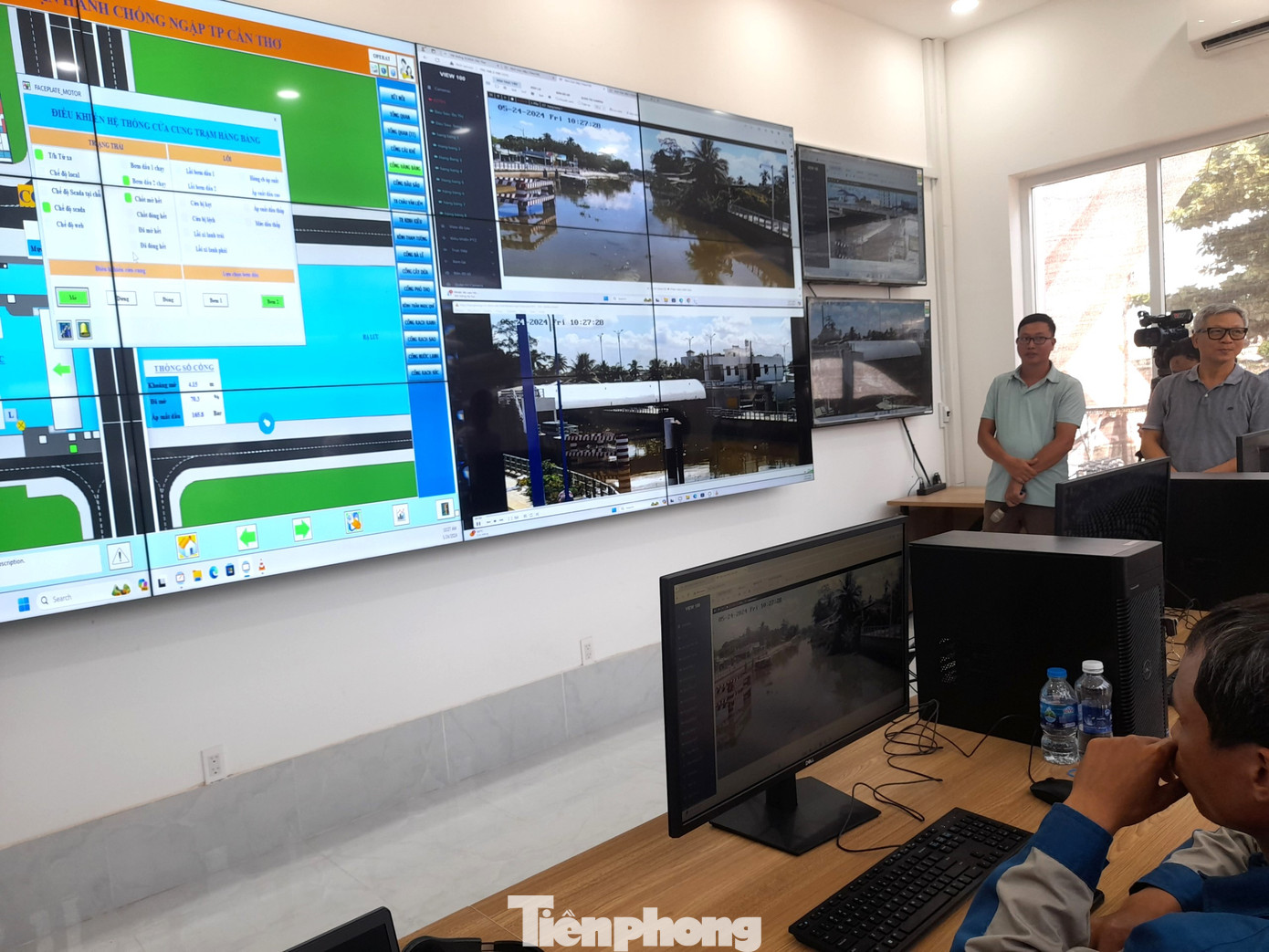 Phòng điều khiển hệ thống. Ảnh: CK Phòng điều khiển hệ thống. Ảnh: CK