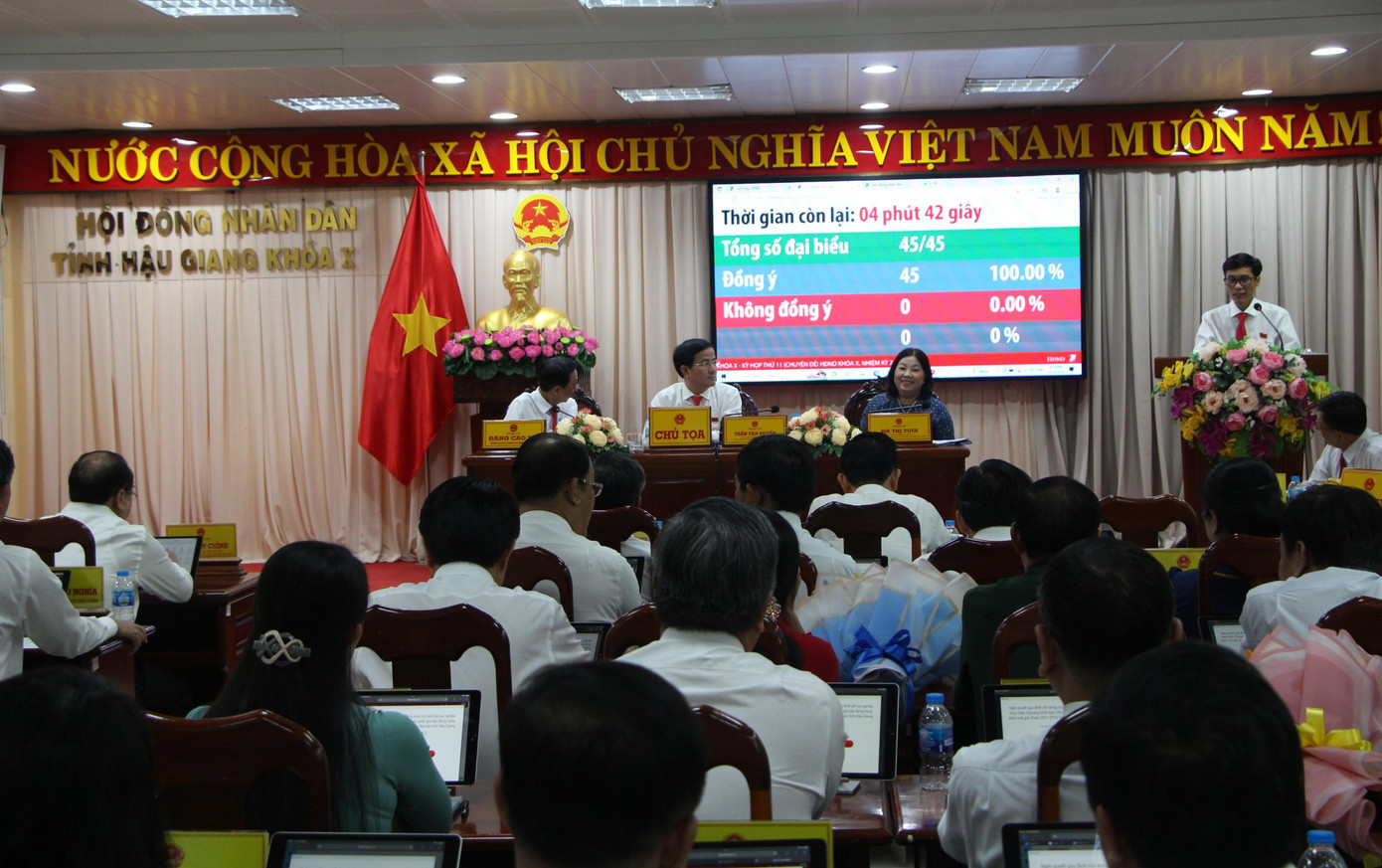 Quang cảnh kỳ họp.