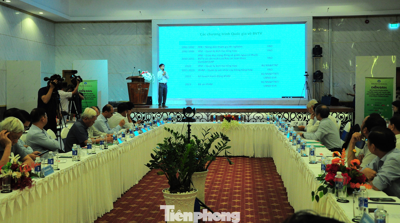 Diễn đàn do Cục Bảo vệ thực vật - Bộ Nông nghiệp và Phát triển nông thôn, phối hợp với Báo Nông nghiệp Việt Nam tổ chức. Ảnh: CK.