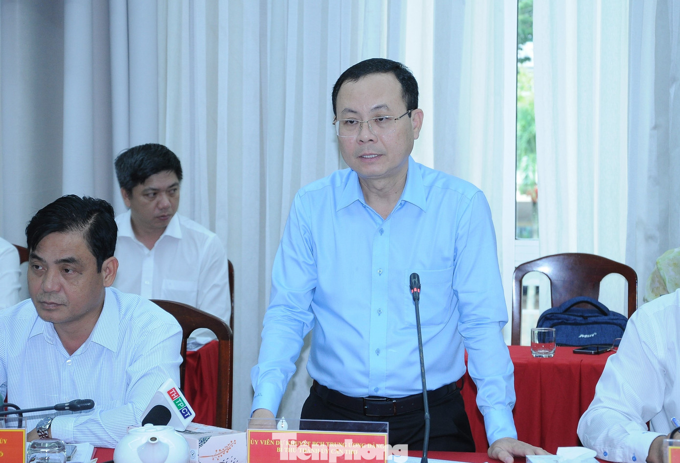 Bí thư Thành ủy Cần Thơ Nguyễn Văn Hiếu phát biểu chỉ đạo. Ảnh: CK. Bí thư Thành ủy Cần Thơ Nguyễn Văn Hiếu phát biểu chỉ đạo. Ảnh: CK.