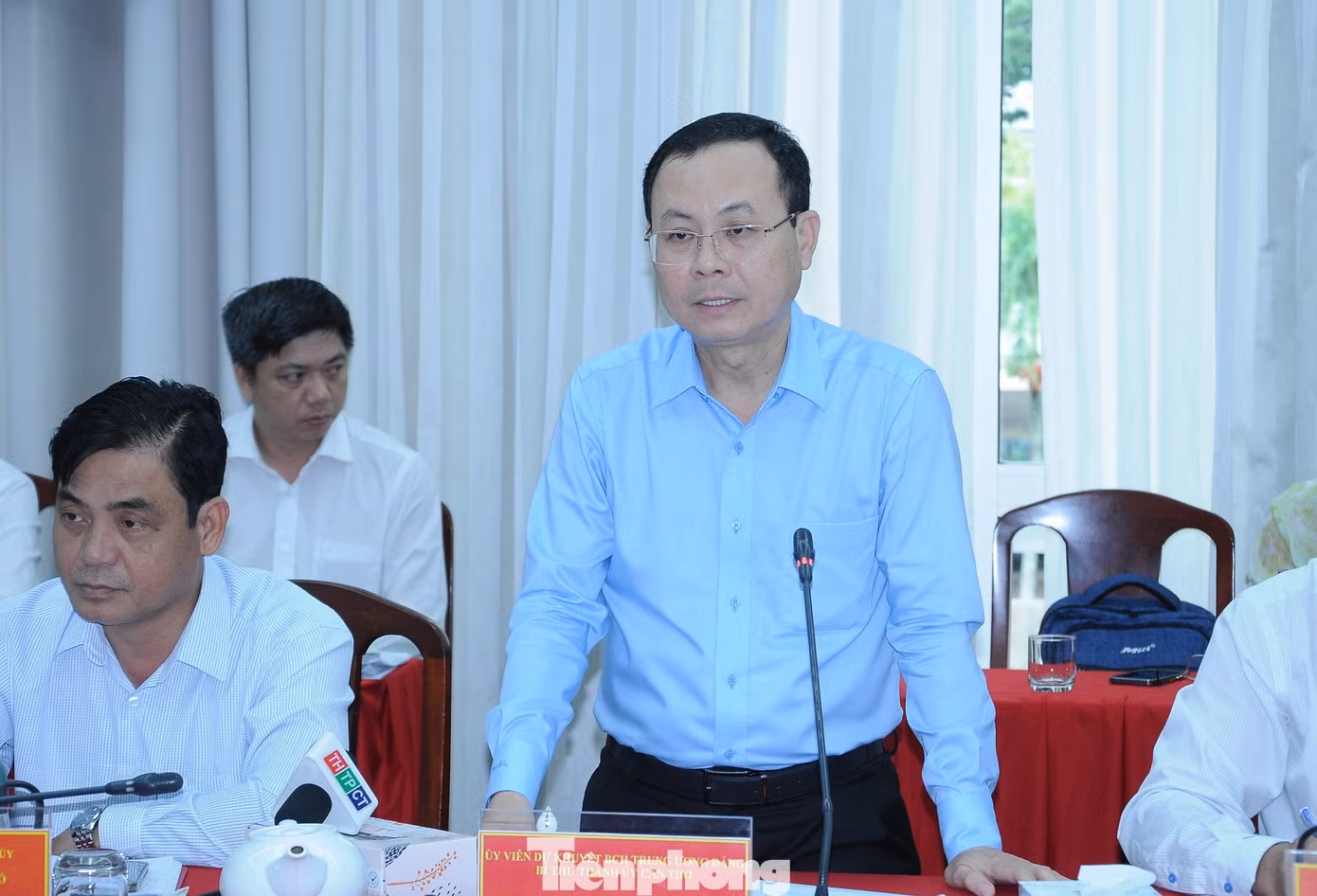 Bí thư Thành ủy Cần Thơ Nguyễn Văn Hiếu phát biểu chỉ đạo. Ảnh: CK.