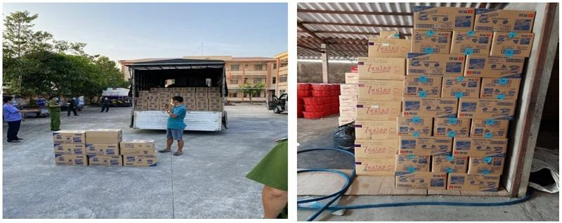 Tang vật thu giữ.