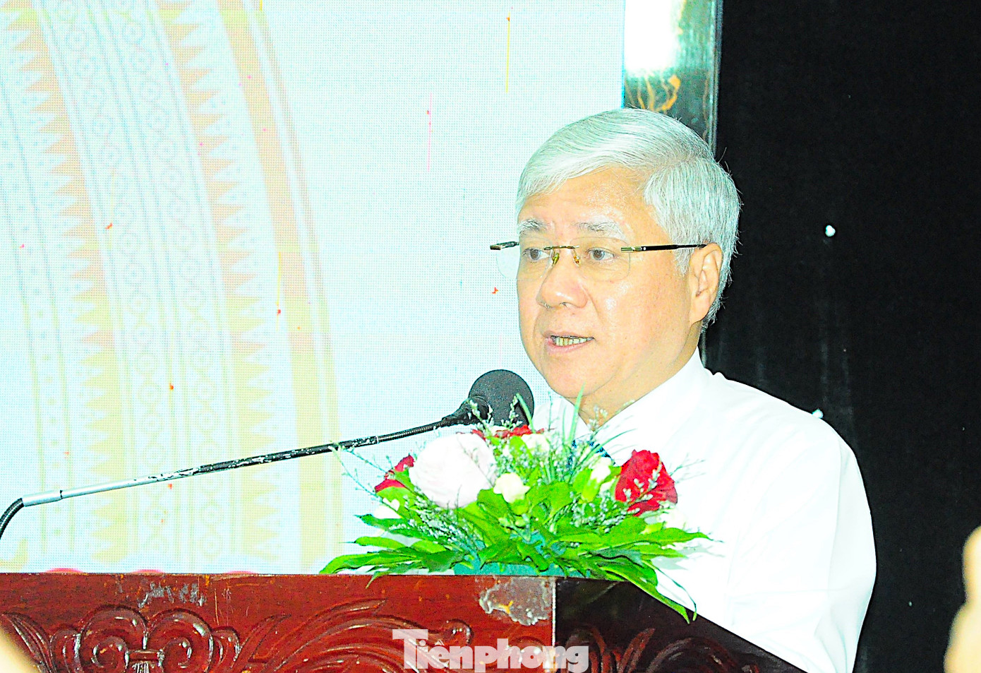 Chủ tịch Ủy ban Trung ương MTTQ Việt Nam Đỗ Văn Chiến. Ảnh: CK Chủ tịch Ủy ban Trung ương MTTQ Việt Nam Đỗ Văn Chiến. Ảnh: CK