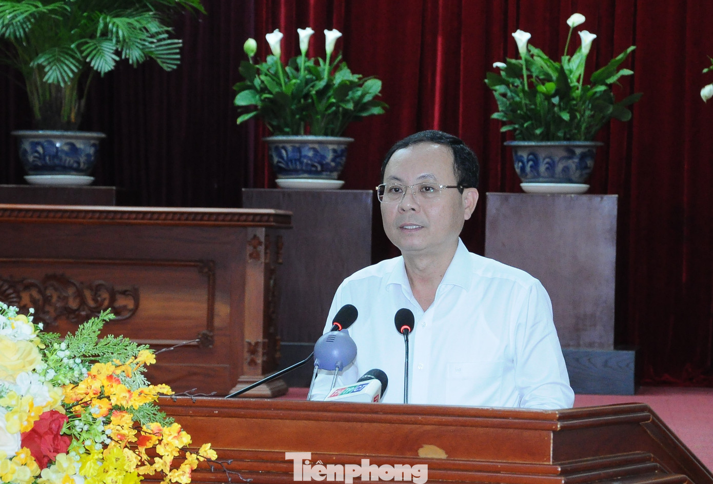 Bí thư Thành ủy Cần Thơ Nguyễn Văn Hiếu kết luận hội nghị. Ảnh: CK.