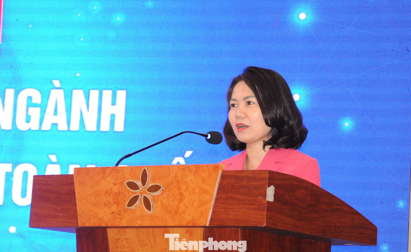 Chánh Thanh tra Bộ KH&amp;CN Nguyễn Như Quỳnh báo cáo tại hội nghị. Ảnh: Cảnh Kỳ