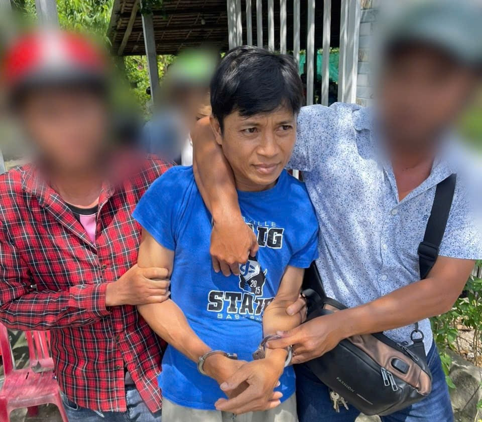 Nguyễn Duy Thanh bị bắt giữ.