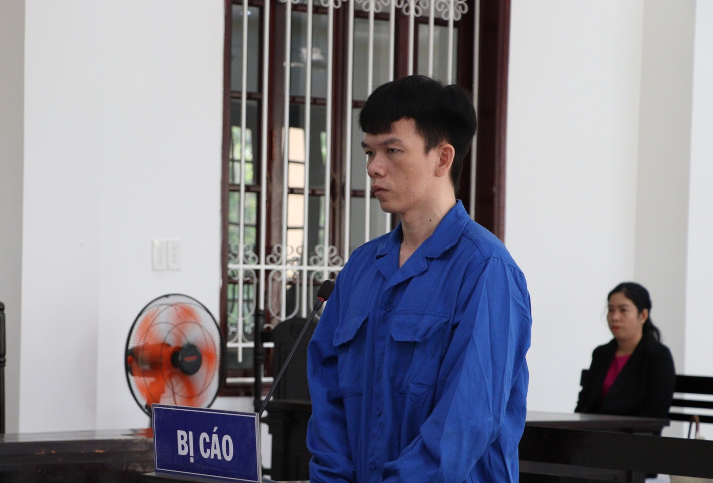 Bị cáo Đoàn Công Minh tại tòa.