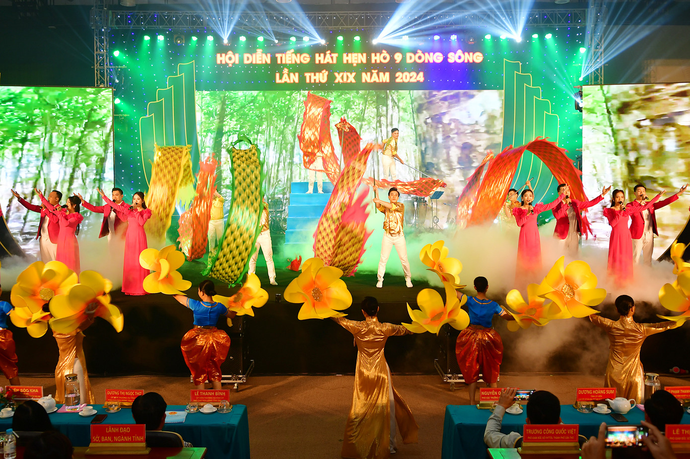 Hội diễn là hoạt động văn hóa nghệ thuật được tổ chức định kỳ 2 năm một lần, luân phiên tại các tỉnh/thành khu vực ĐBSCL. Ảnh: BT