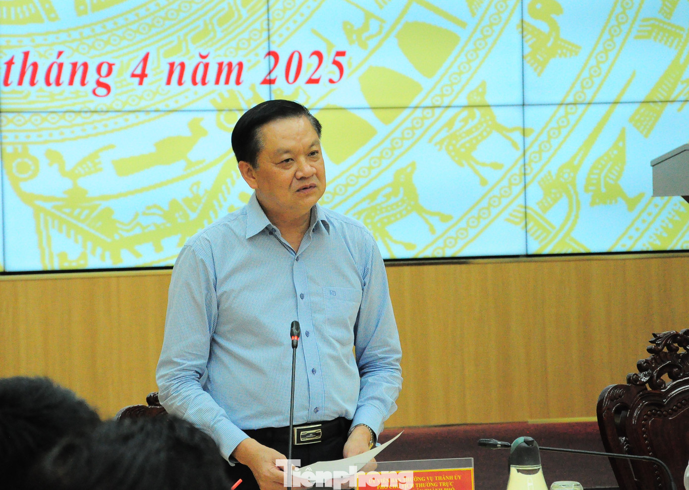 Ông Dương Tấn Hiển - Phó Chủ tịch UBND TP. Cần Thơ - phát biểu tại cuộc họp. Ảnh: CK.