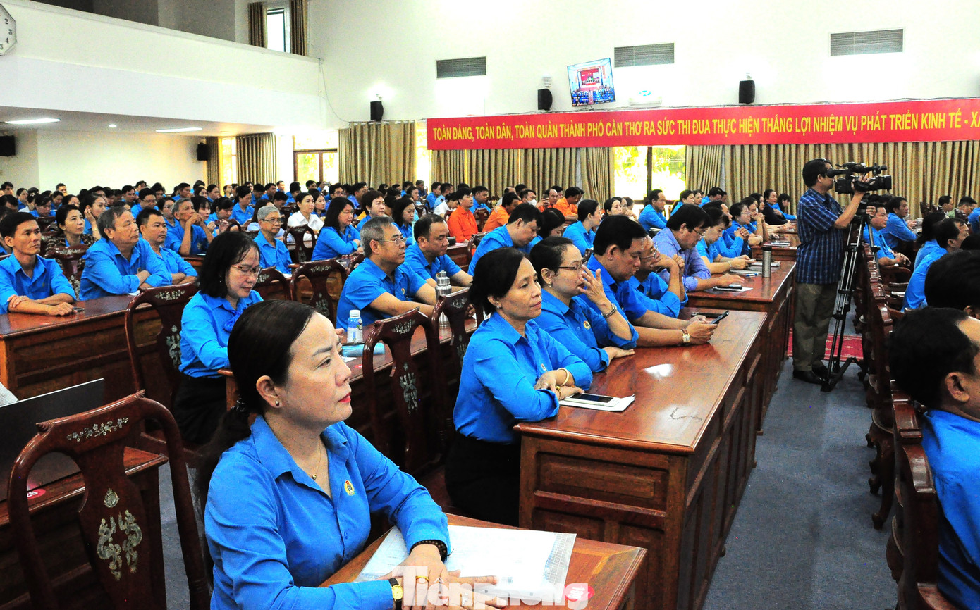 Hội nghị nằm trong chuỗi hoạt động của Tháng Công nhân năm 2024. Ảnh: CK.