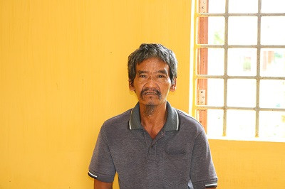 Bị can Huỳnh Văn Suôl tại cơ quan công an. Ảnh: P.H