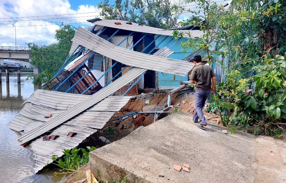 Vĩnh Long là một trong những địa phương ở ĐBSCL xảy ra nhiều vụ sạt lở trong những năm gần đây.