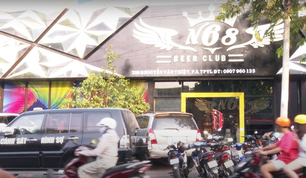 Beer Club N68, nơi phát hiện 56 thanh niên dương tính với ma túy. Ảnh: PV.