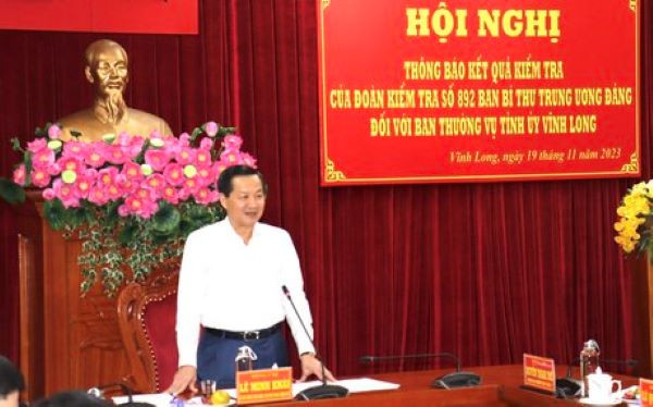 Phó Thủ tướng Lê Minh Khái phát biểu tại hội nghị. Ảnh: Hải Yến