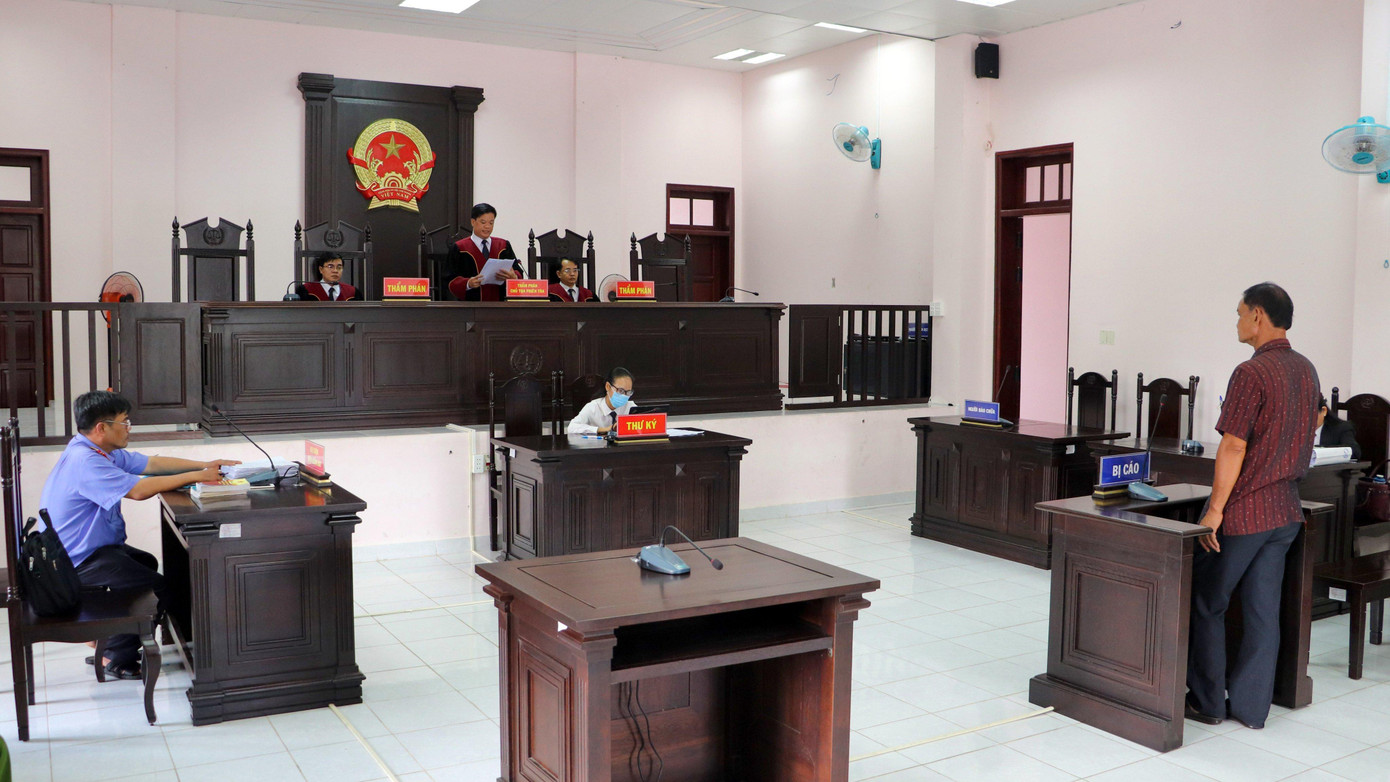 Quang cảnh phiên tòa phúc thẩm. Quang cảnh phiên tòa phúc thẩm.