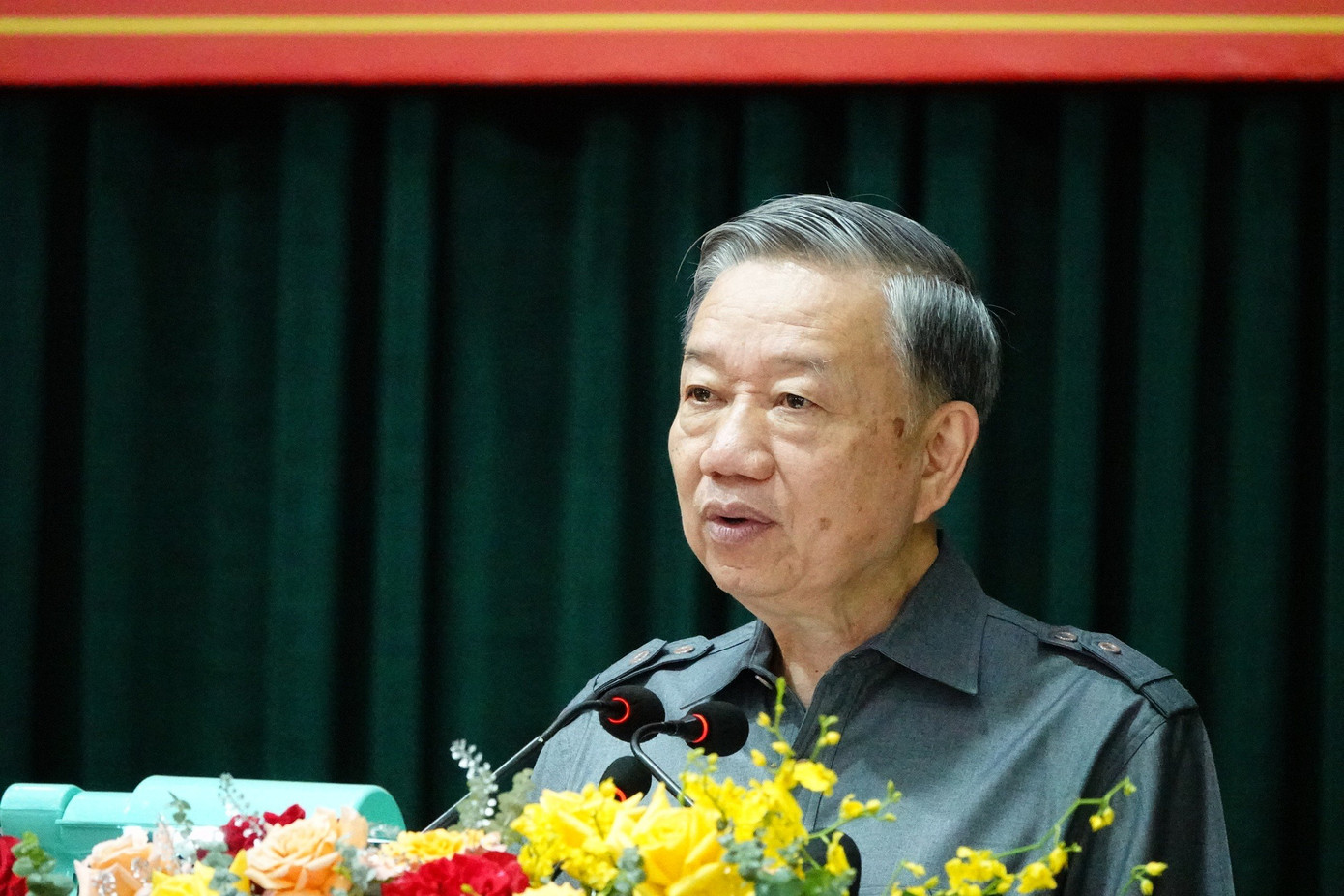 Chủ tịch nước Tô Lâm phát biểu tại buổi làm việc.