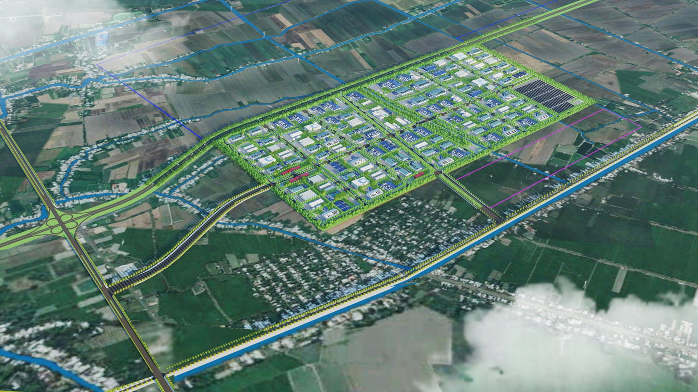 Phối cảnh KCN VSIP Cần Thơ. Phối cảnh KCN VSIP Cần Thơ.