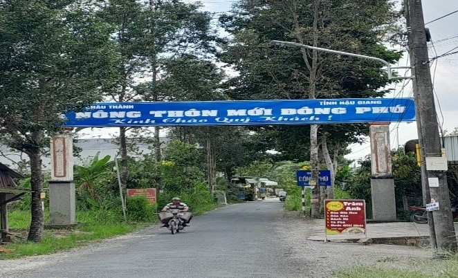 Đường về xã Đông Phú.