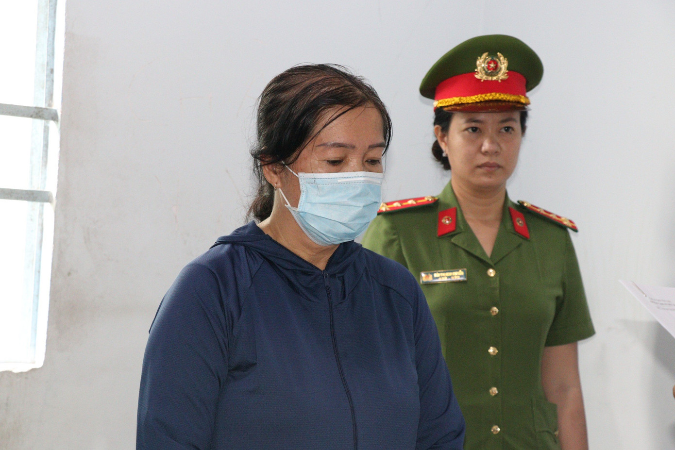 Bị can Huỳnh Thị Phượng Kiều. Bị can Huỳnh Thị Phượng Kiều.