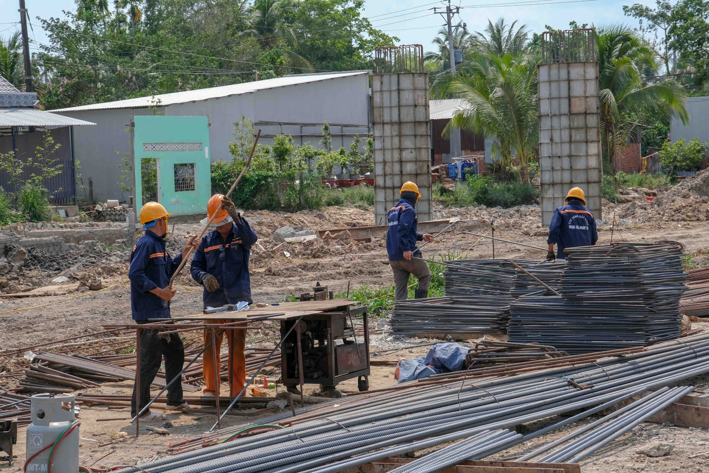 Thi công dự án vành đai Tây TP. Cần Thơ.