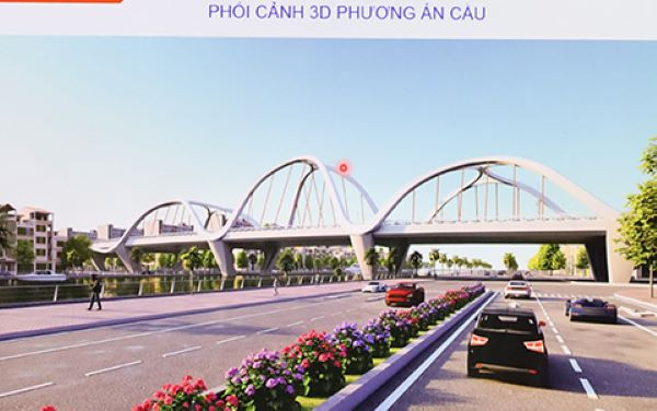 Phối cảnh cầu Nguyễn Chí Thanh. Phối cảnh cầu Nguyễn Chí Thanh.