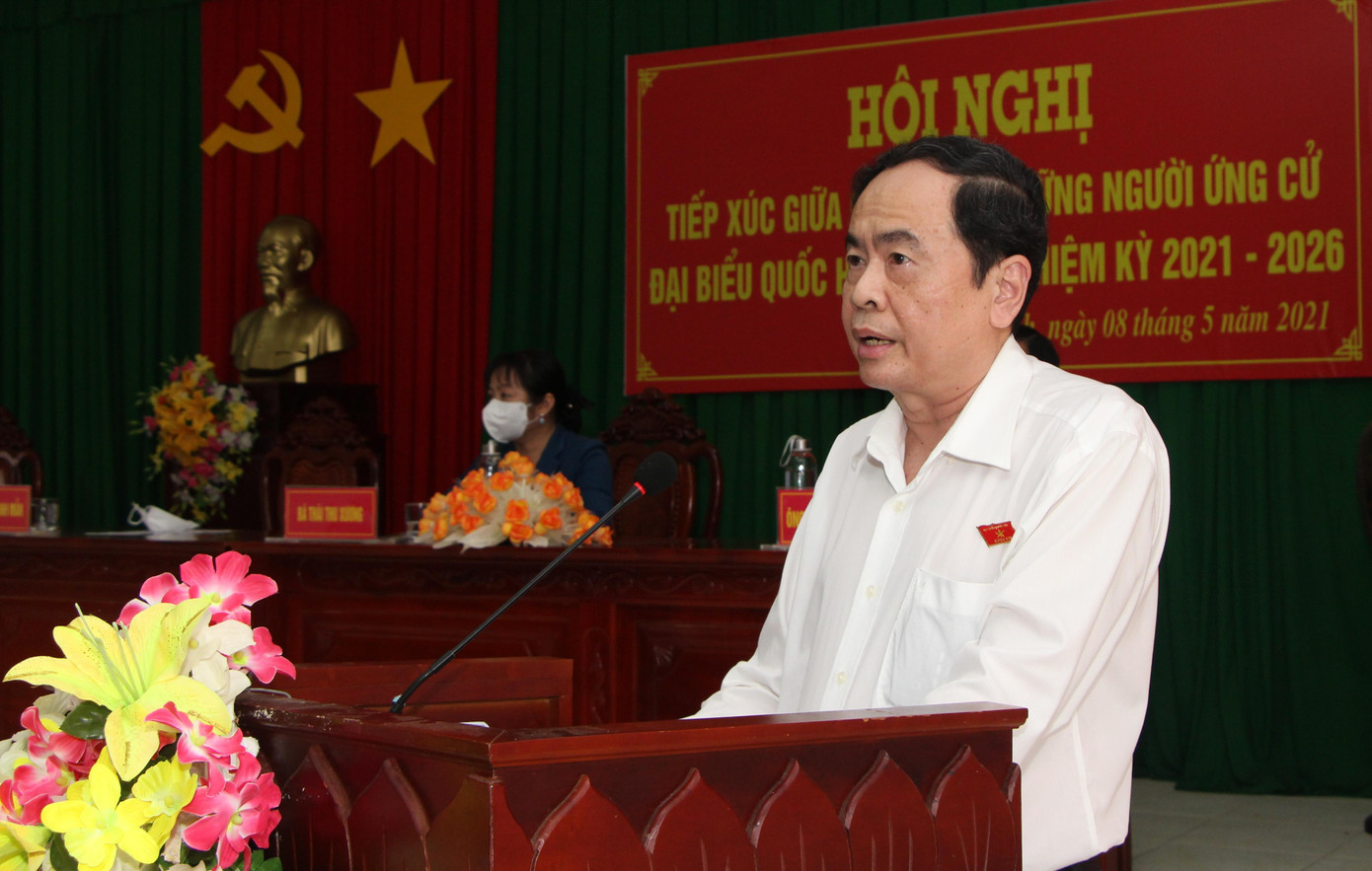 Phó Chủ tịch Thường trực Quốc hội Trần Thanh Mẫn phát biểu tại hội nghị. Ảnh: HT Phó Chủ tịch Thường trực Quốc hội Trần Thanh Mẫn phát biểu tại hội nghị. Ảnh: HT