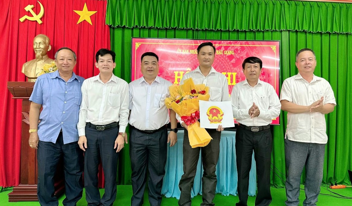 Ông Nguyễn Đức Thoại được bổ nhiệm làm Phó chánh Thanh tra tỉnh Hậu Giang. Ảnh: T.T