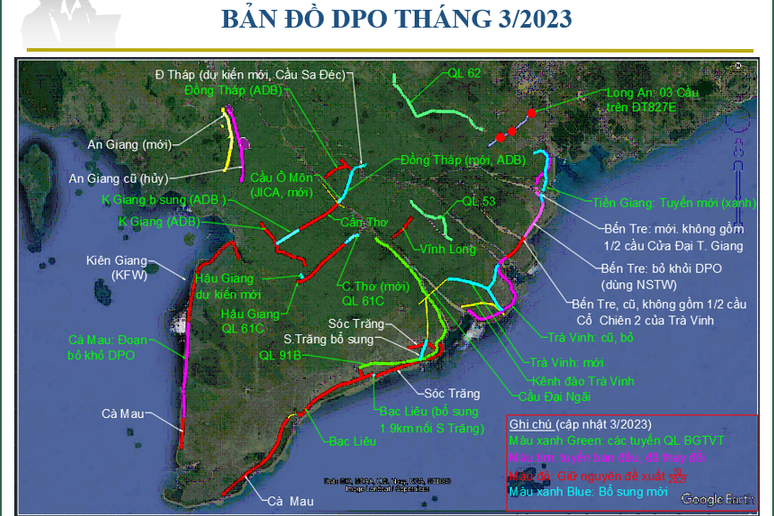 Vị trí các dự án (Nguồn: Bộ KH&amp;ĐT).