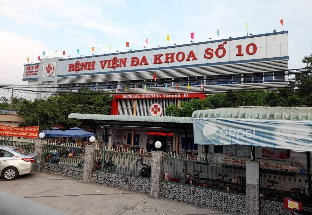 Bệnh viện Đa khoa số 10 ở Hậu Giang. Ảnh: CK