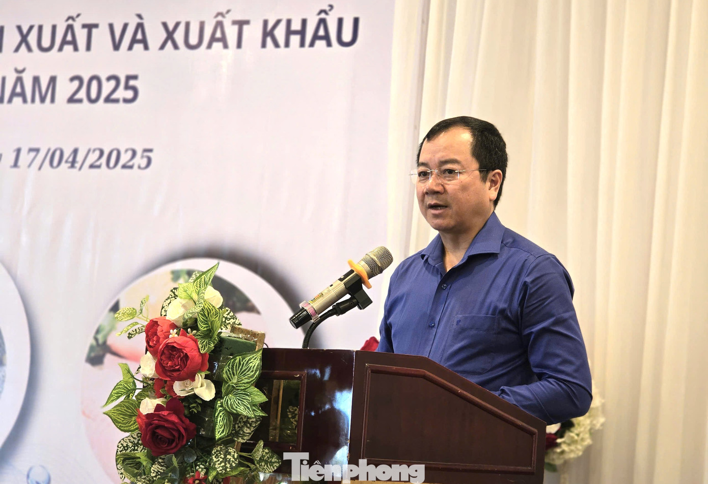 Ông Trần Đình Luân - Cục trưởng Cục Thủy sản và Kiểm ngư - phát biểu tại hội thảo.