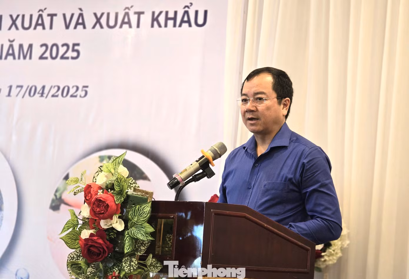 Ông Trần Đình Luân - Cục trưởng Cục Thủy sản và Kiểm ngư - phát biểu tại hội thảo.