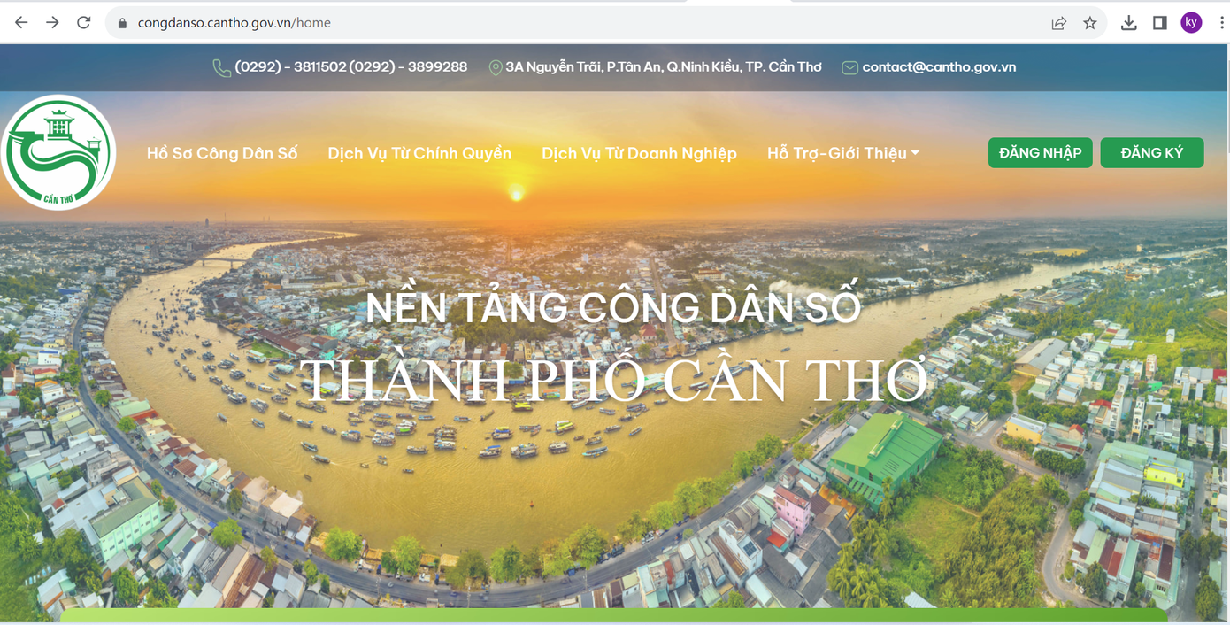 Nền tảng công dân số vừa được UBND thành phố Cần Thơ công bố thử nghiệm tháng 11 vừa qua. Nền tảng công dân số vừa được UBND thành phố Cần Thơ công bố thử nghiệm tháng 11 vừa qua.