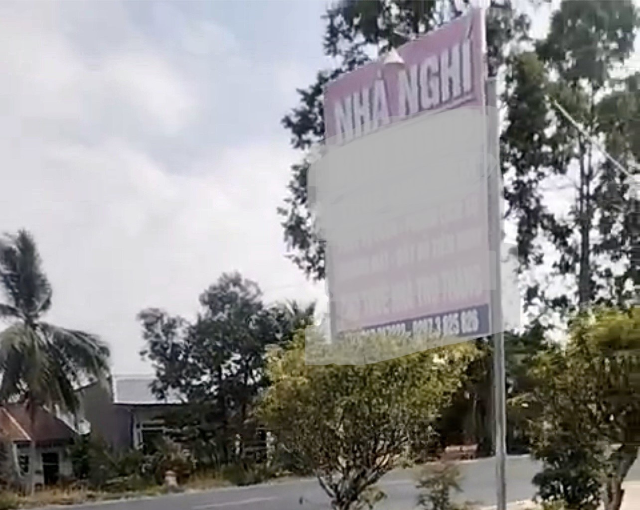 Nhà nghỉ nơi bà D và ông T hẹn hò.