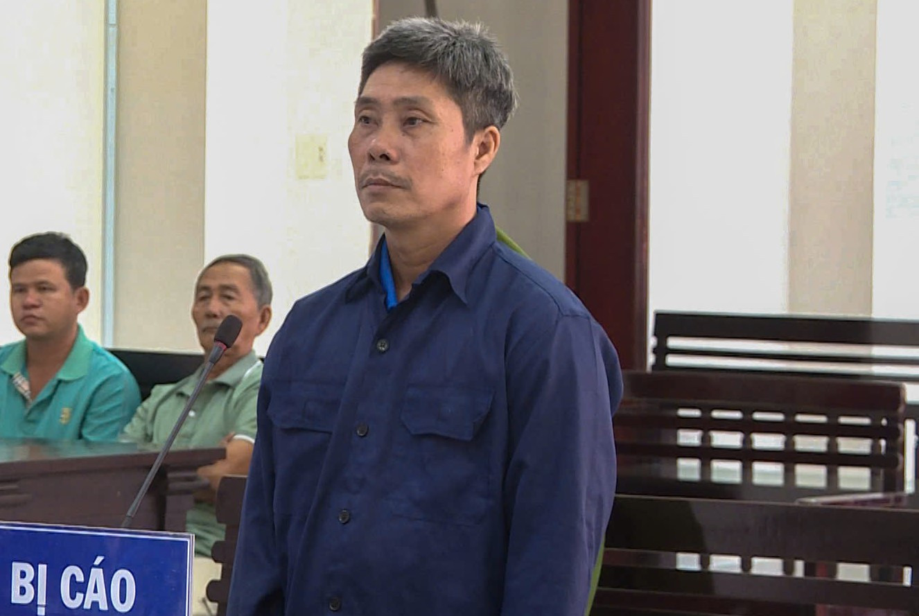 Bị cáo Trương Văn Út tại tòa. Bị cáo Trương Văn Út tại tòa.