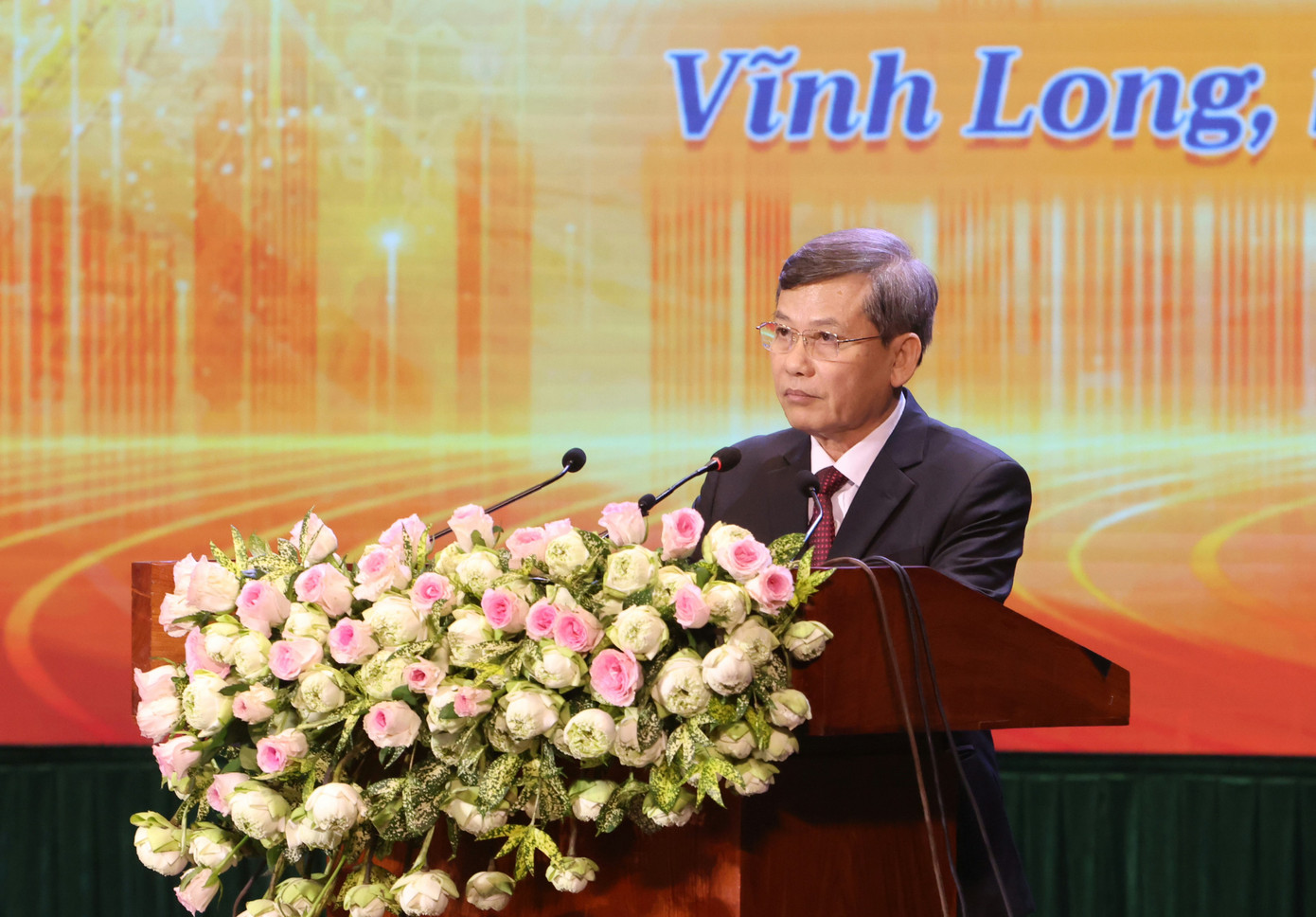 Bí thư Trung ương Đảng, Chánh án TAND Tối cao - Lê Minh Trí phát biểu. Bí thư Trung ương Đảng, Chánh án TAND Tối cao - Lê Minh Trí phát biểu.