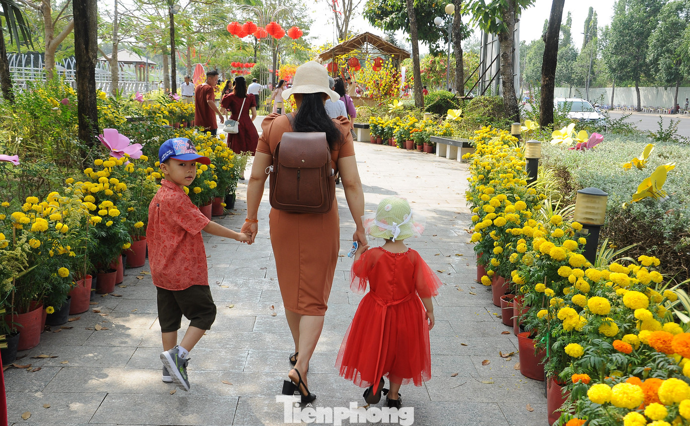 Vườn hoa Xuân mở cửa phục vụ người dân và du khách đến ngày 14/2 (mùng 5 Tết Giáp Thìn).